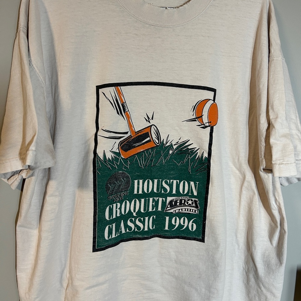 Vintage 1996 Croquet Classic graphic tee